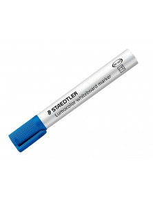 MARCADOR PIZARRA BLANCA PUNTA CONICA TRAZO 2 MM AZUL STAEDTLER