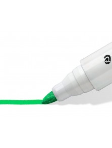 STAEDTLER 351 MARCADOR PIZARRA BLANCA PUNTA CONICA TRAZO 2 MM VERDE REF. 351-5