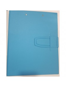 CARPETA PORTANOTAS PLASTICO CON PINZA SUPERIOR Y C