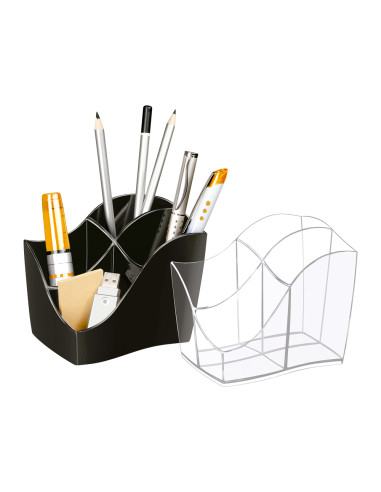 Organizador sobremesa cep gama ellypse greenspirit plastico negro 118x89x98 mm