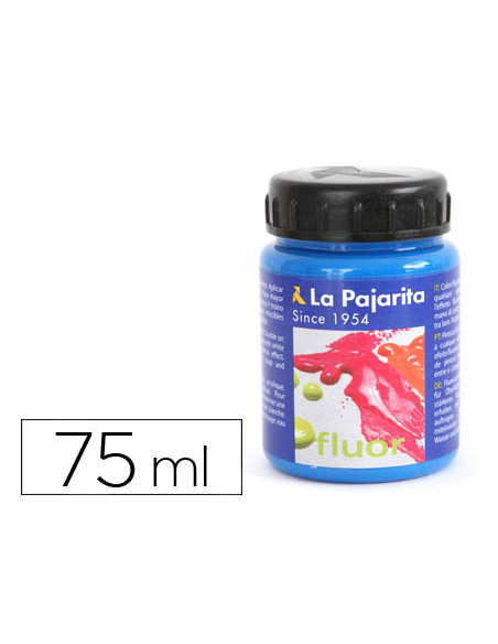 Pintura acrilica la pajarita f-05 azul luminoso 75ml