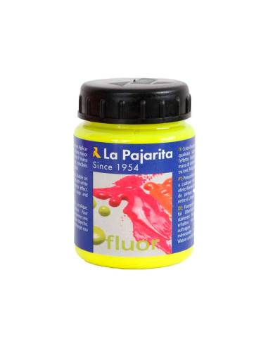 Pintura acrilica la pajarita f-01 amarillo canario 75ml