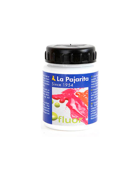 Pintura acrilica la pajarita f-00 blanco fluorescente 75ml