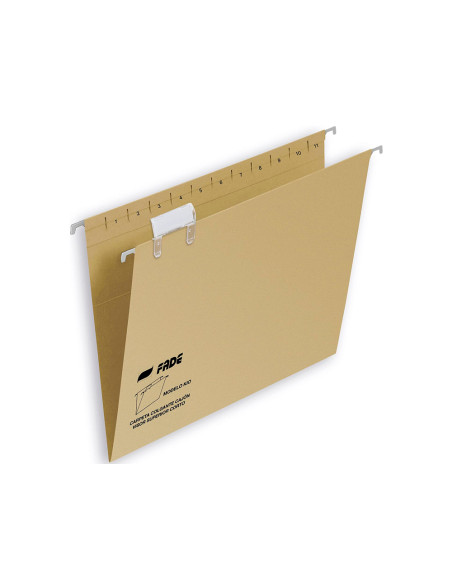 FADE CARPETA COLGANTE VISOR SUPERIOR KIO KRAFT CARTULINA FOLIO CON ETIQUETAS -50U-