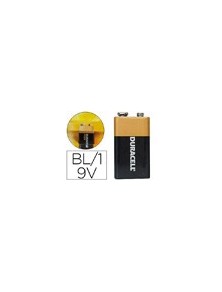 Pila duracell alcalina plus 9v blister con 1 unidad