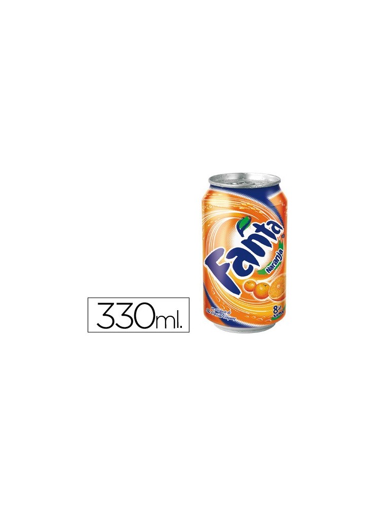 Refresco fanta naranja lata 330 ml