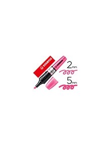 Rotulador stabilo boss luminator rosa tinta liquida