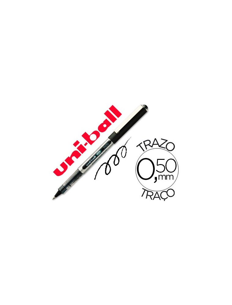 Rotulador uni-ball roller ub-150 micro eye negro 0,5 mm unidad