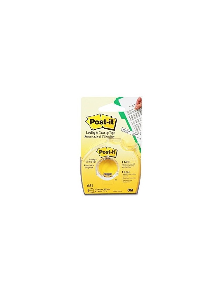 Cinta correctora papel POST-IT 18x4 1 linea 651-HD