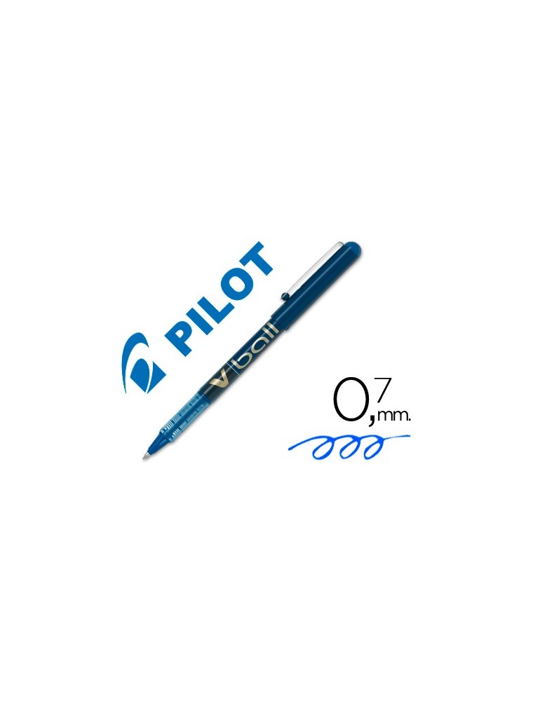 Rotulador pilot roller v-ball azul 0.7 mm