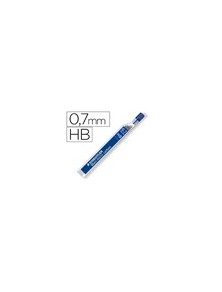 Minas staedtler mars micro grafito 0,7 mm hb tubo con 12 minas