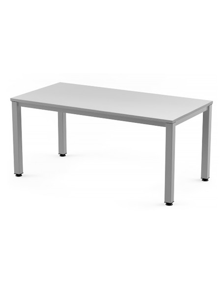 Mesa de oficina rocada executive 2001ad02 aluminio /gris 140x80cm