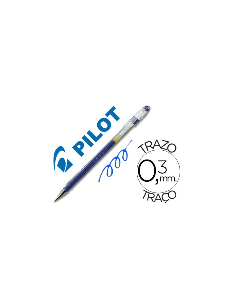 Boligrafo pilot g-1 azul tinta gel