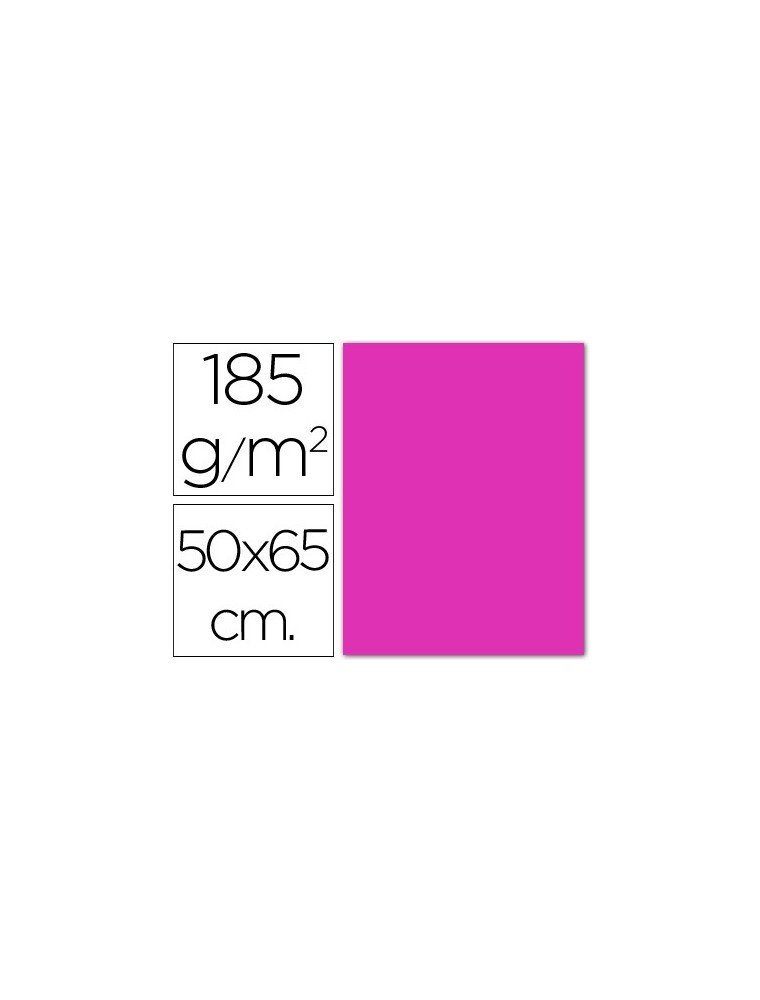 Cartulina guarro fucsia -50x65 cm -185 gr