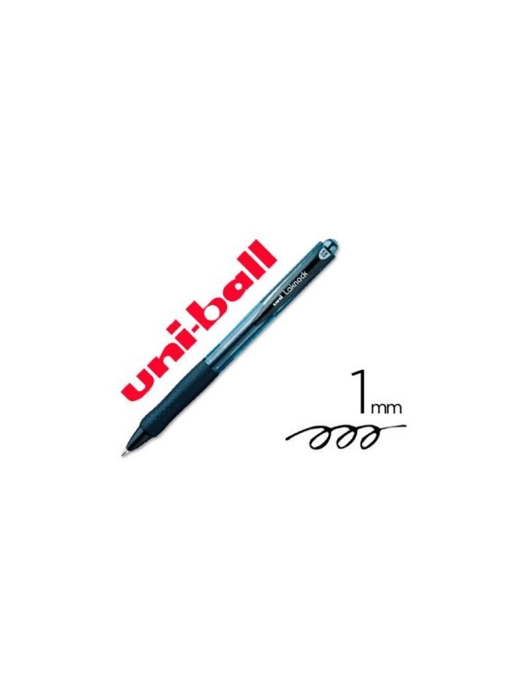 UNI-BALL BOLIGRAFO RETRACTIL LAKNOCK SN-100 1 MM NEGRO REF. SN-100200