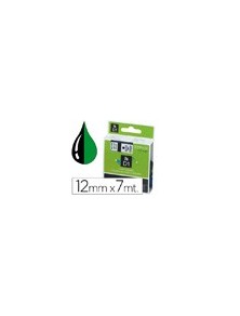 Cinta dymo 1000 negro-verde 12mm x 7mt d1