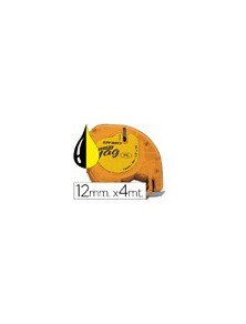 Cinta dymo 12mmx4mt -negroamarillo para maquina letratag