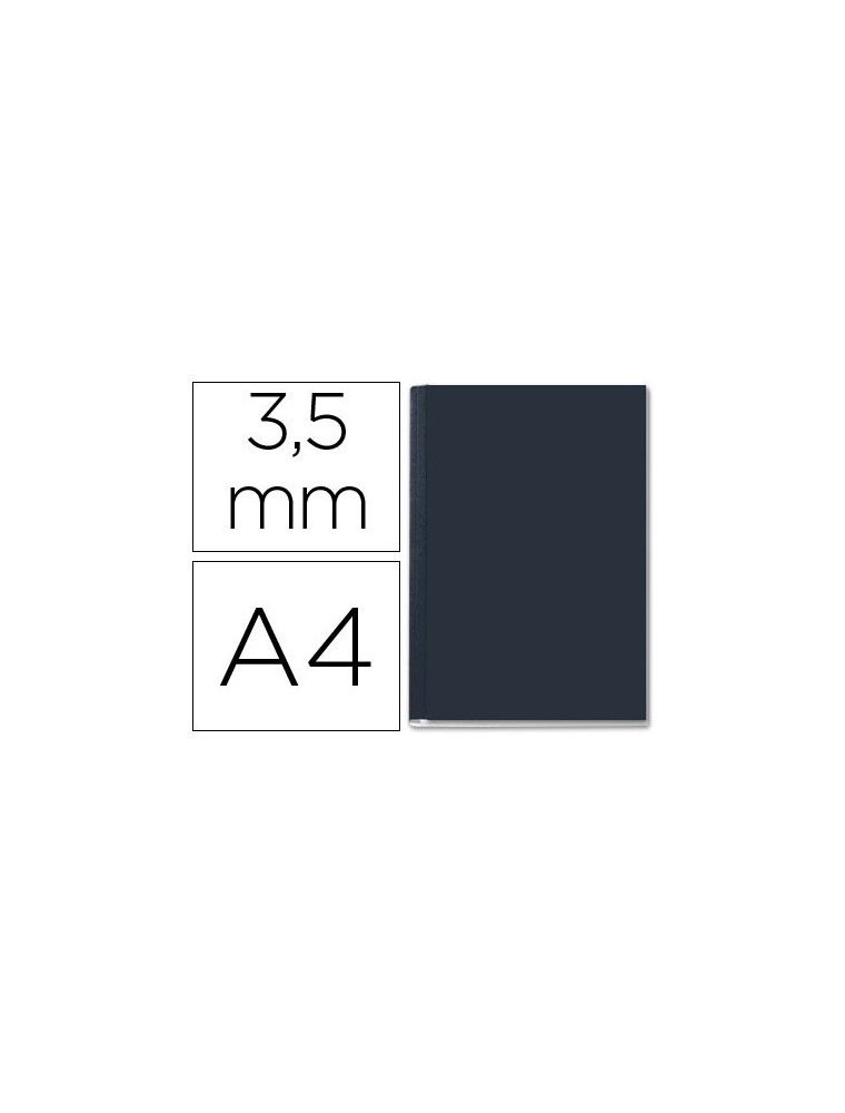 Tapa De Enquadernació Channel Rigida 35.560 Negra Llom Aa Capacitat 1035 Fulles Leitz