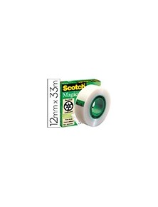 Cinta adhesiva scotch magic 33 mt x 12 mm