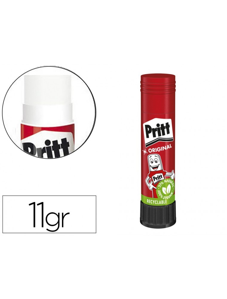 Pegamento pritt en barra 11 gr unidad