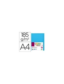 Subcarpeta liderpapel din a4 celeste intenso 180gm2