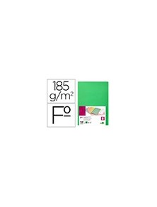 Subcarpeta liderpapel folio verde intenso 180gm2