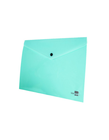 Carpeta liderpapel dossier broche polipropileno din a4 verde manzana opaco 50 hojas